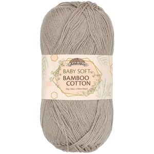 Baby Soft Bamboo Cotton Sand Cliff Brown Yarn 306yds 50g